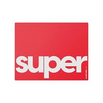 Pulsar Gaming Gears 펄서 슈퍼글라이드 유리 마우스 패드 알루미노-실리케이, Large_Red