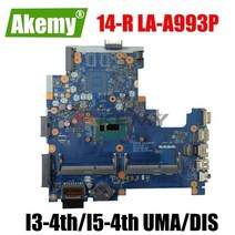 HP 14-r018la 14R 15R 240 G3 노트북 마더 보드 메인 보드 LA-A993P I3 I5 4 세대 CPU 테스트, UMA-I5-4th Gen