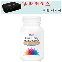 GNC [알약 케이스 포함] 우먼스 울트라 메가 에너지 앤 메타볼리즘 원 데일리 60정 (캡슐), 1개
