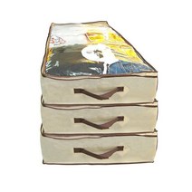 틈새 공간 활용! 언더베드정리함 침대밑수납 리빙박스 옷정리함 이불정리함 압축팩 공간박스, 언더베드(1P)