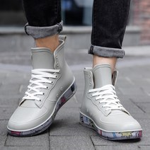 레인슈즈 여성 숏기장 기모 보온 레인부츠 워터슈즈 r54-75704