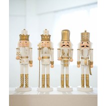비아앤케이트 협력체 화이트골드 호두까기인형 (30Cm) / 4종, (B - 봉)