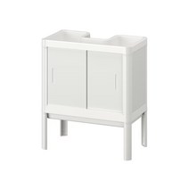 이케아 LILLTJÄRN 릴셰른 세면대하부장 도어2 cm 005.134.39, 1개
