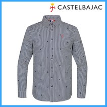 까스텔바작 여름 남성골프웨어 남자 골프티 스트라이프 셔츠 남방