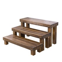 야외평상 원목 정자 벤치 발코니 마당정자, 길이 70 너비30 높이 18