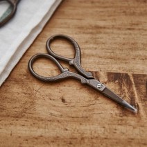 홈패션 앤틱풍 바느질 철제 미니가위[L] 서양가위 소장용 취미용가위 소품가위 카페소품 신혼집 취미용, C형(앤틱프렌치)