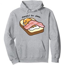 산리오 후드티 Gudetama Thankful For Sleep Toasty 풀오버 후디 130559