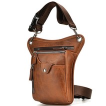 힙색 웨이스트백 레그백 빈티지 pu 가죽 허리 팩 drop leg bag for men women belt hip bag multifunction 오토바이 자전거 야외 하이킹