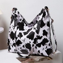 빈티지 오일 왁스 가죽 더블 숄더백 대용량 부드러운 메신저 백