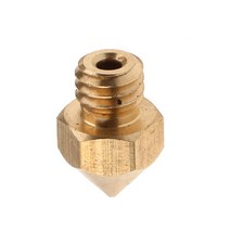 GHSHOP Makerbot 1.75 필라멘트 3D 프린터용 압출기 프린트 헤드 노즐 0.2mm, 13x6mm, 골드, 황동