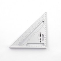 목공 삼각자 스틸자 목공용 diy 18cm 제도용 각도자, 1개