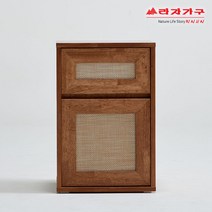 라자가구 위드 코코 높은 수납 원목 협탁 ga011, 월넛