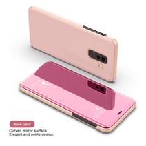 LG V40 V30 V50 Plus Pro G8 Q60 K50S V60 K50 K61 K41S K51S 벨벳 5G 미러 홀더 커버에 대한 가을 방지 스마트 플립 PC 전화 케이스