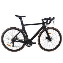 새로운 에어로 디자인 블랙 컬러 디스크 ccarbon 자전거 탄소 자전거 탄소 사이클링, 검은 색, 사이즈 m
