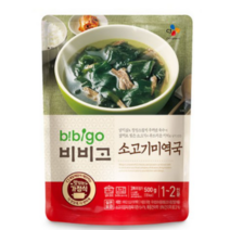비비고 미역국, 500g x 3개
