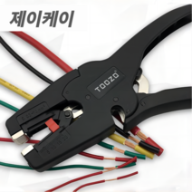 (제이케이) TOOZO 자동스트리퍼 전선탈피 절단 배선 피복제거 터미널 단자 압착기, B12:자동스트리퍼