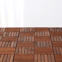 마켓비 MUPAN 원목조립마루 30x30 아카시아, 내추럴, 10개