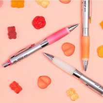 말랑한 흔들어쓰는 알파겔 흔들 필기 고급 샤프0.5mm, 로즈핑크