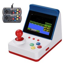 가정용 오락실 게임기 유선 fc 핸드 헬드 8bit 휴대용 미니 아케이드 비디오, 협력사, 2 in 1 파란색