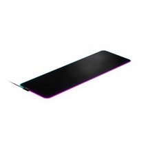 SteelSeries QcK Prism Cloth XL Gaming Mouse Pad 2 Zones RGB Illumination 3.5 x 11.8 x 0.1 inches, 특대