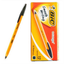 BIC 빅볼오렌지화인 12개입 0.7mm, 흑색, 40세트