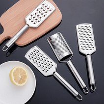 스테인레스 핸드 미니강판 이유식 치즈 감자전 무 슬라이서 생강 레몬 과일 가는도구 만능, 와이드형
