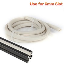 판넬 후레싱 샌드위치 부자재 샌드위치패널 유바 인테리어마감재 단열 지붕자재 3dsway 3D 프린터 부품 알루미늄 프로파일 6mm 슬롯 PVC 플라스틱 소프트 커버 Ender 3, [02] 4 Meter, [01] Red