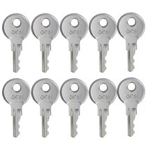 트럭 열쇠 키 차키 10pc ch751 key camper trailer orage shower 구획 도어 커버 도구 상자 rv ford, 없음