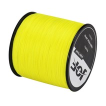 jof 4 strand brand new 2nd generation brand 300m pe 땋은 낚싯줄 multifilament 낚싯줄 잉어 낚싯줄 8-80lb, 노란색, x4 300m 8lb 0.4, 협력사