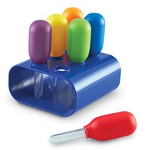 러닝리소스 첫 과학 시리즈) 유아용 스포이드 세트 Primary Science Jumbo Eyedroppers with Stand