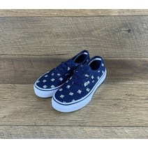 NIB 반스Authentic MLB 뉴욕 양키스 Navy Skateboard 스니커즈 키즈 Size 1.5 US