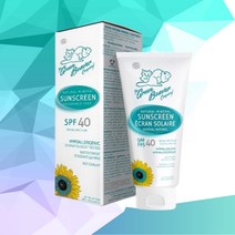 그린비버 친환경 블루라이트 차단 미네랄 성인 선크림 선로션 SPF40 90ml 1개 Green beaver Mineral Adult Suncream SPF 40 90ml 1Pack, 선크림 90ml