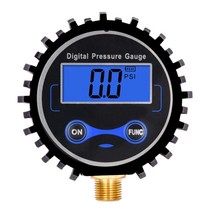 디지털 타이어 압력 게이지 0-250PSI LCD 자동차 용 디지털 타이어 압력계, 2, 파란색, 1개