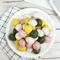 잇츠떡 꿀 떡 15gx60개 세트 4색 송편 맛집 떡주문 어린이집 부모님 간식 답례 선물, 60개