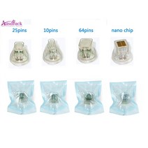 뷰티디바이스 저통증 절연 4 팁 카트리지 10 핀 25 64 및 나노 바늘 마이크로니들 분수 Rf 무선 주파수 기계용, 06 Non insulatednanopin