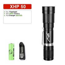 수중 다이빙 방수 충전식 손전등 휴대용 잠수 랜턴 최신 xhp160 강력한 led xhp90 스쿠버 토치 ipx8 직업 손 램프, xhp50 b