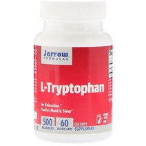 Jarrow Formulas L 트립토판 500mg 60정, 1개
