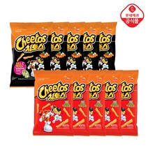 [롯데제과] 치토스 매콤달콤/스모키바베큐 88G 각5봉씩 총 10봉, 단품