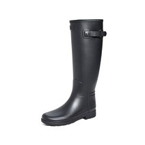 헌터 레인부츠 Hunter Original Tall Rain Boots Black Refined 여성 Sizes 6-10 US Medium