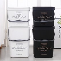 모던 벽걸이 휴지통 7L/10L / 도어백 뚜껑휴지통 싱크대쓰레기통 주방쓰레기 오픈형 음식물쓰레기통