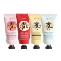 4종 퍼퓸향기 주름개선 핸드크림 80ml 핸드로션화장품, 화이트코튼