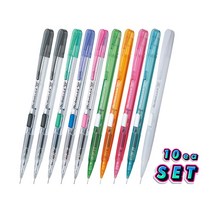 Pentel 펜텔 테크니클릭 샤프 [10개입 혼합세트] 0.5mm (PD105), 혼합세트 10개입  (PD105_SET)