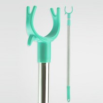 길이조절가능 가제트팔 높은 행거 옷걸이봉 / 원룸 거치대 안방 스탠드 옷방, 플라스틱
