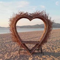 포토존 포토월 야외 하트 조형물 대형 카페 웨딩 펜션, C 이미지참고