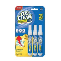 OxiClean on the Go 얼룩 제거 펜 옷과 원단 투고 얼룩 제거 스틱, 6 카운트, 리무버 펜 + 리무버, 3 카운트