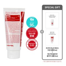[MEDI-PEEL 메디필 정품] 손담비 폼클렌징 - 레드 락토 콜라겐 클리어 300ml + 토닝9 에센스 샘플(5ea) + 콜라겐 클리어 샘플(5ea), 300ml * 2개 24800원