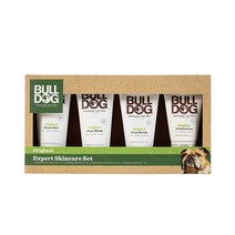 불독 쉐이빙젤 페이스 워시 스크럽 모이스춰라이저 맨 오리지널 엑스퍼드 스킨케어 세트 Bulldog Mens Original Expert Skincare Set, 1개