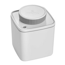 ANKOMN 다이얼식 진공 보존 용기 턴 씰 차광 캐니스터 (0.6 L 화이트) 커피 콩 약 150~200 g 커피 분말 약 100 g