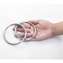 헤비 듀티 용접 라운드 링 M3-M10 부드러운 솔리드 O 304 스테인레스 스틸 해양 보트 해먹 요가 걸이식, 06 M4x50mm(2pcs)