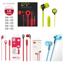 LG 미개봉 포장 스크레치 행사 이어폰 LM시리즈, LM-04 블루